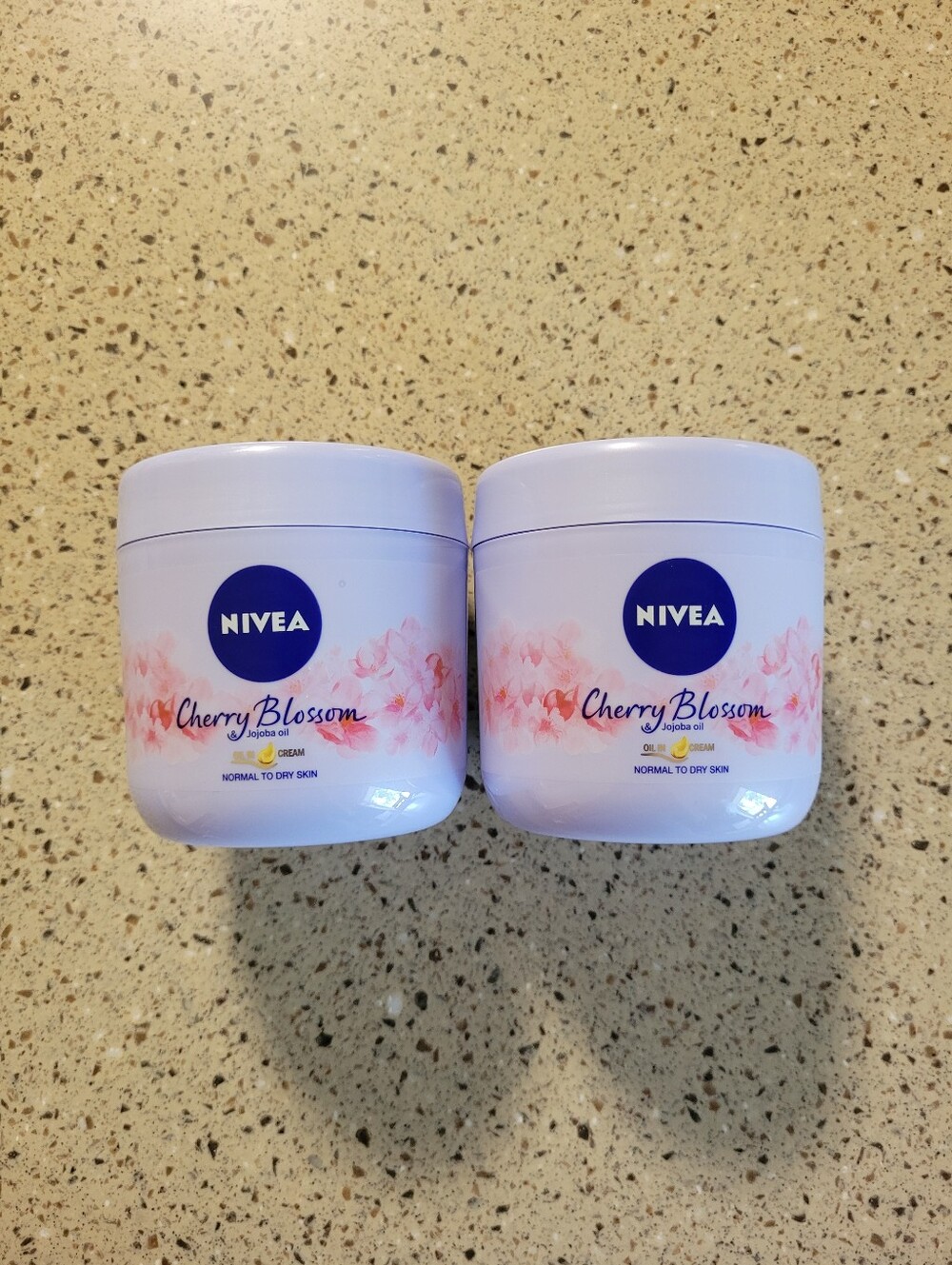 2 NIVEA Cherry Blossom Jojoba Oil, Oil In Cream 13.52 oz/400ml Body Lotion Cream